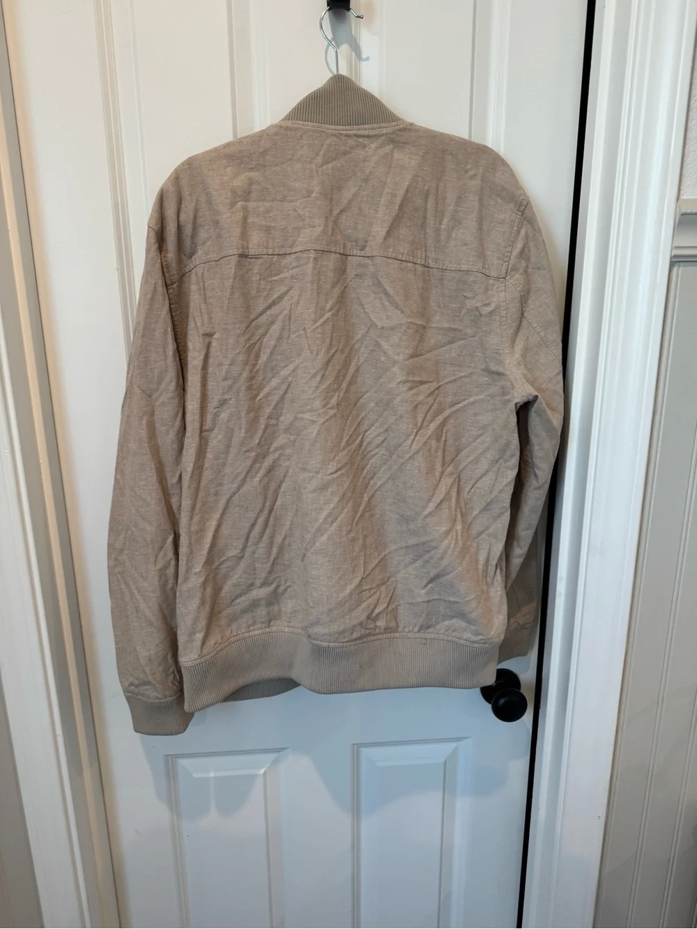 Banana Republic Beige Bomber Jacket